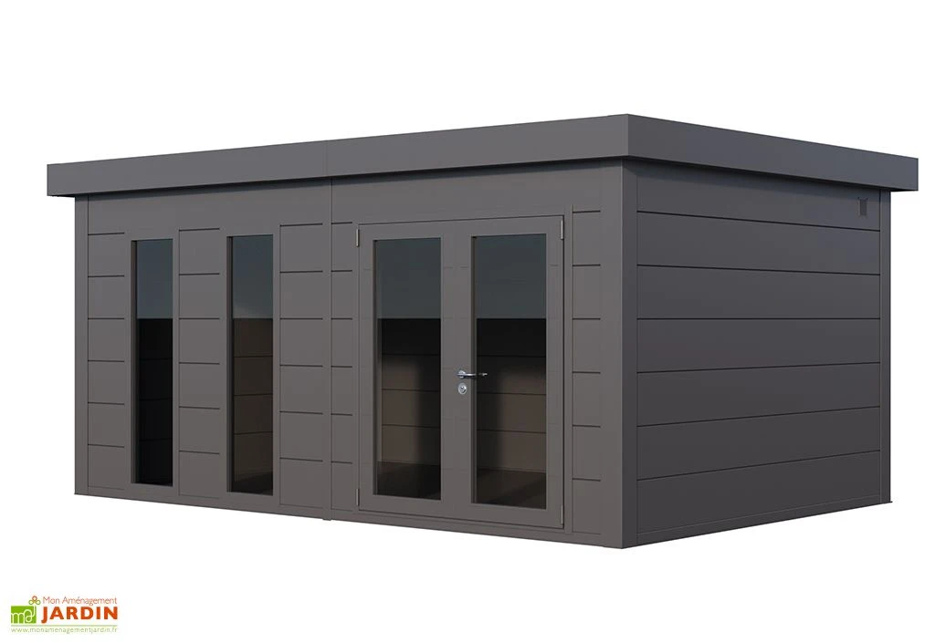 Abri De Jardin En Acier Galvanisé Double Porte Luminato - 19,2 M² – Image 2