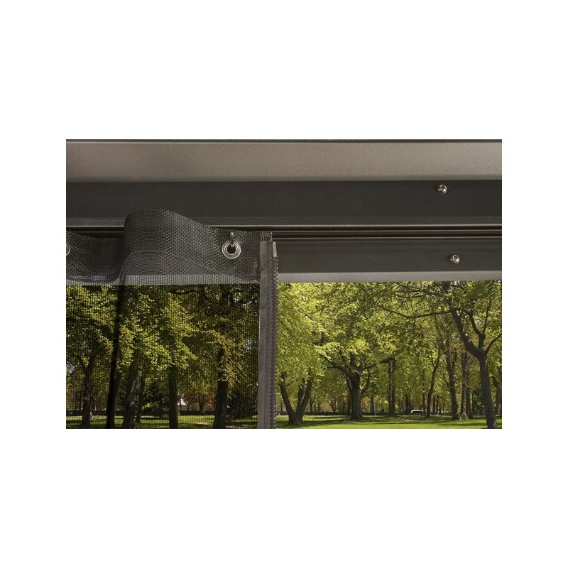 Pergola 3x4m Moreno Alu Anthracite Et Toit En Acier Galvanisé - SOJAG – Image 5