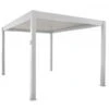 Pergola Bioclimatique En Aluminium Blanc 300x400cm Zéphir – Océo By Proloisirs