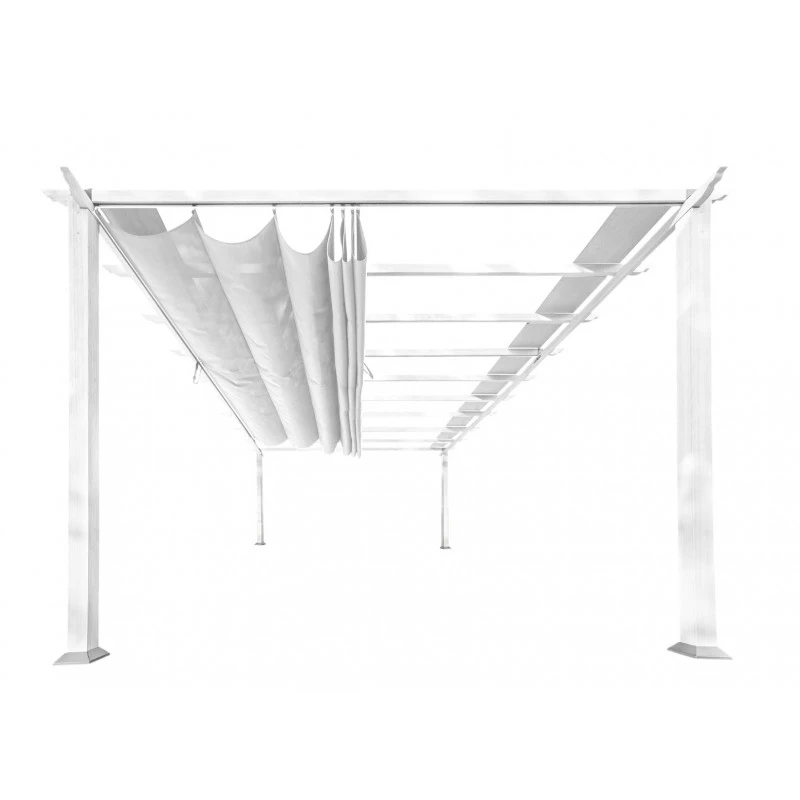 Pergola En Aluminium Blanc 350x505cm Florence – PARAGON OUTDOOR – Image 2