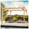Pergola En Bois Lamellé-collé 400x300cm Linares – Maderland