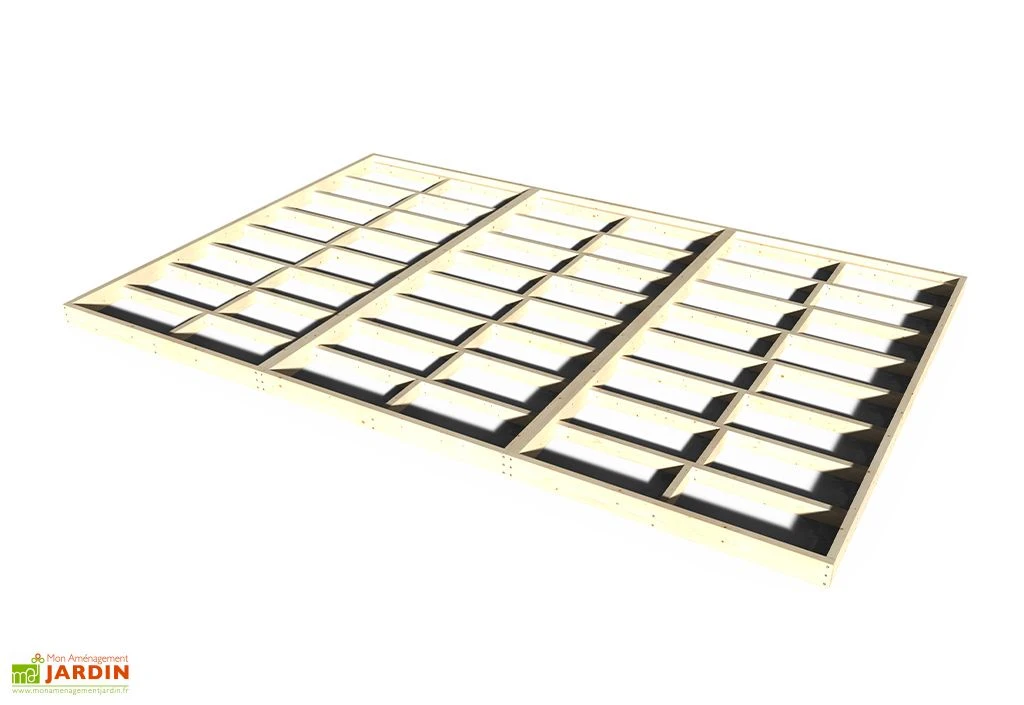 Plancher En Bois Brut Pour Studio De Jardin Como 11 M² – Image 3