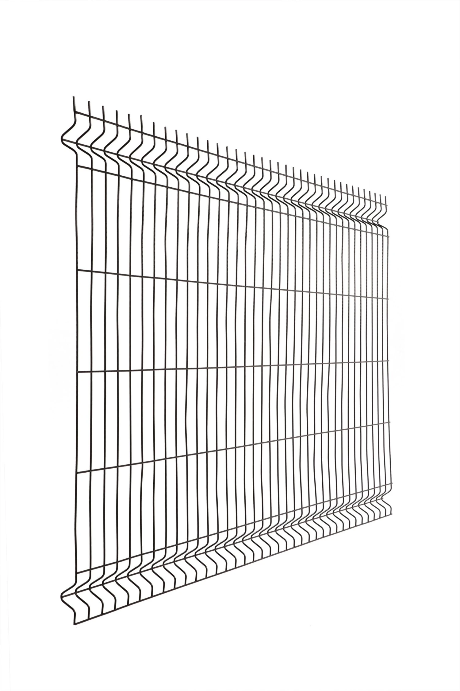 Panneau Torino 203x200cm 200x60mm 3.8/4.0mm Ral 9005 Noir