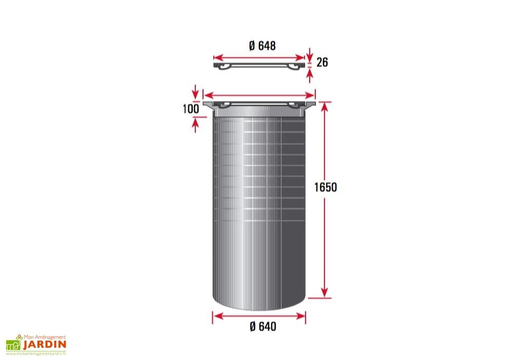 Puits En Polyéthylène à Enterrer 500 L – Image 2