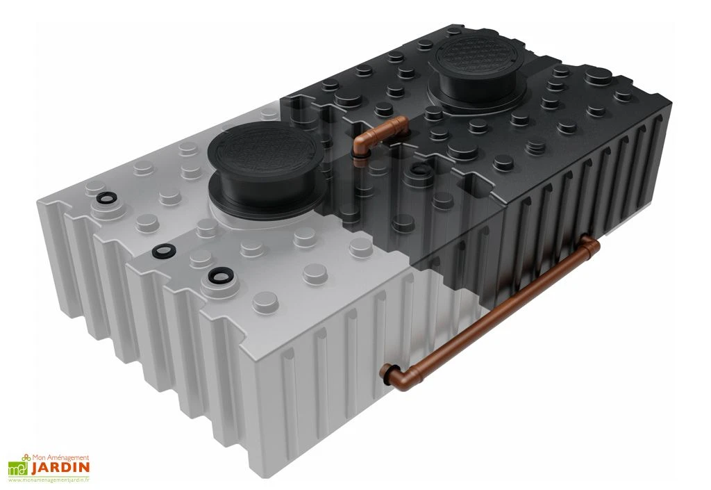 Cuve De Récupération D’eau De Pluie Enterrée – 10 000 L Plate – Image 2