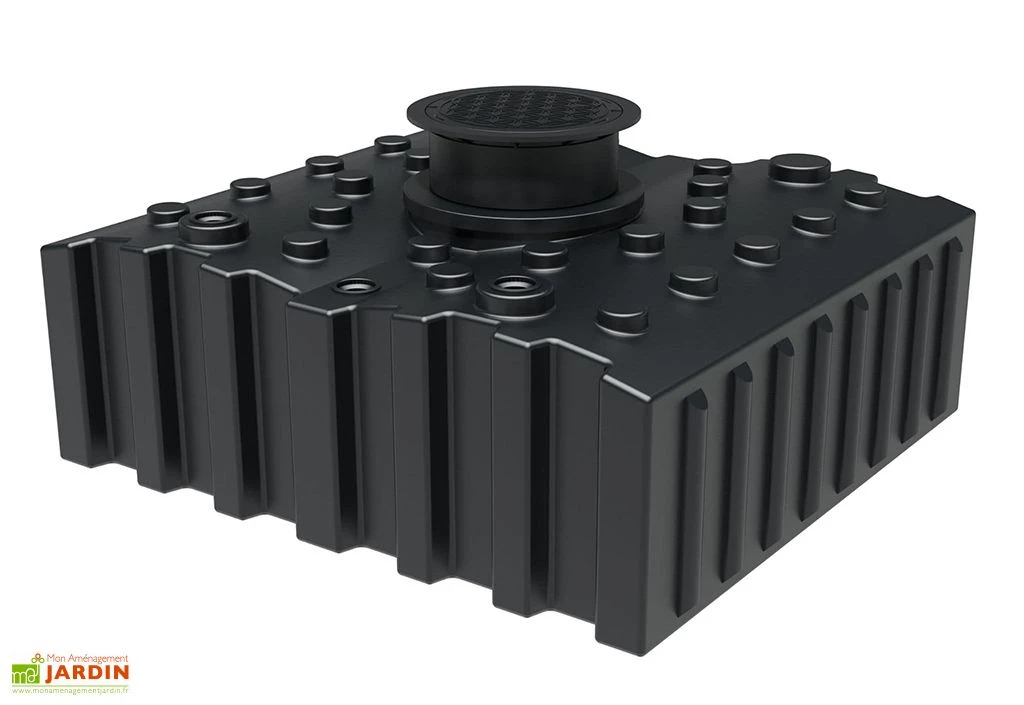 Cuve De Récupération D’eau De Pluie Enterrée – 4000 L Plate