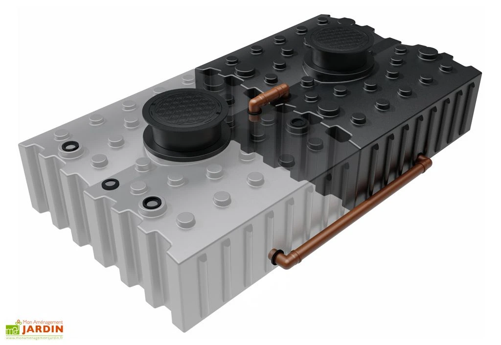 Cuve De Récupération D’eau De Pluie Enterrée – 8000 L Plate – Image 2