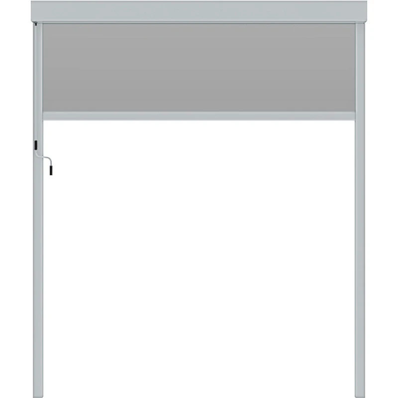 Store Avec Cadre Latéral Gris Clair 270cm Pour Pergola Bioclimatique En Aluminium X-METAL – Image 4