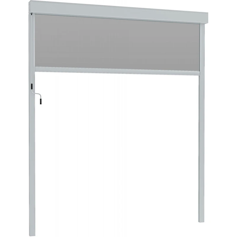 Store Avec Cadre Latéral Gris Clair 270cm Pour Pergola Bioclimatique En Aluminium X-METAL – Image 5