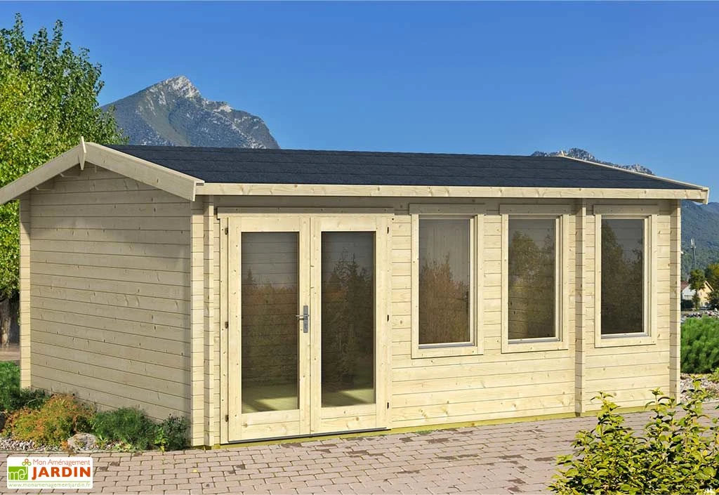 Abri De Jardin En Bois D’épicéa Brut 19,9 M² - Douro