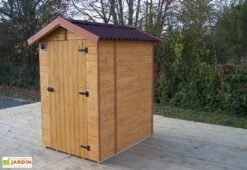 Toilettes Sèches D'extérieur 120 X 120 Cm En Bois Massif