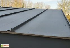 Couverture Abri De Jardin Tradi 3 X 3 M - Plaques En Acier + Faitières