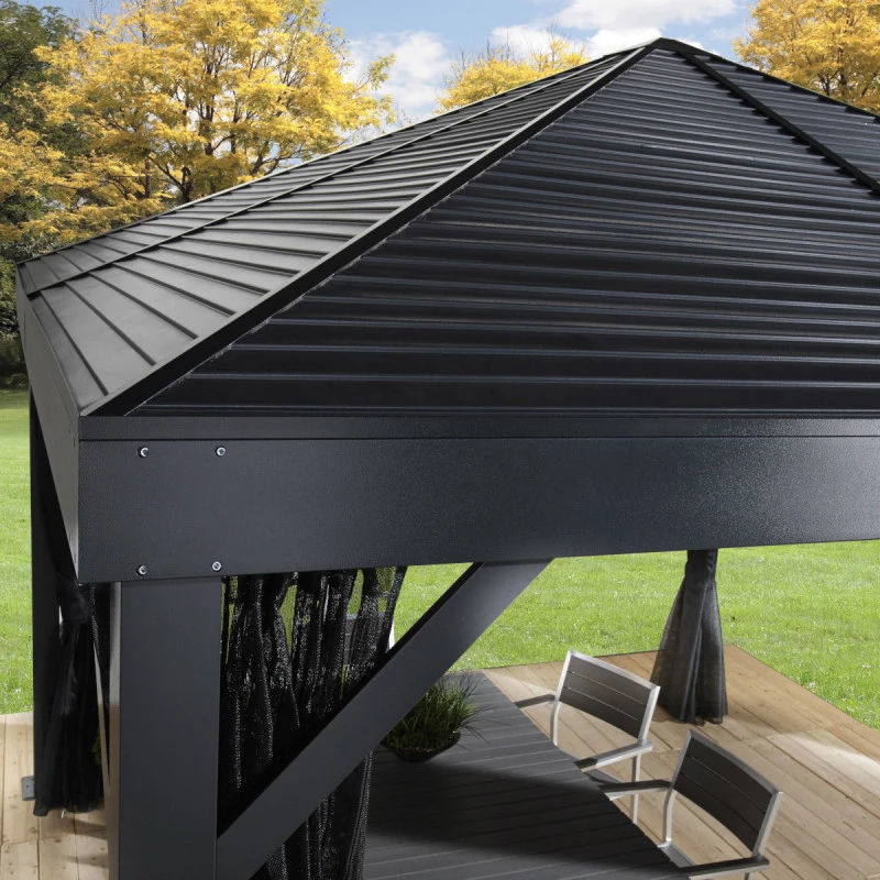 Tonnelle De Jardin South Beach 363x363cm En Aluminium Thermolaqué – SOJAG – Image 4