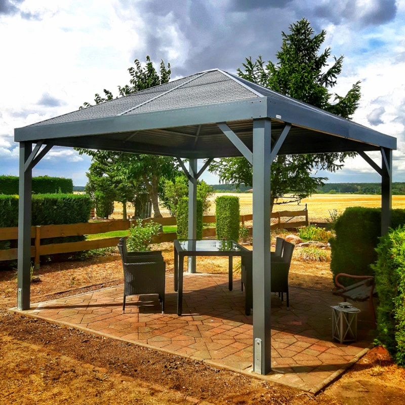 Tonnelle De Jardin South Beach 363x363cm En Aluminium Thermolaqué – SOJAG