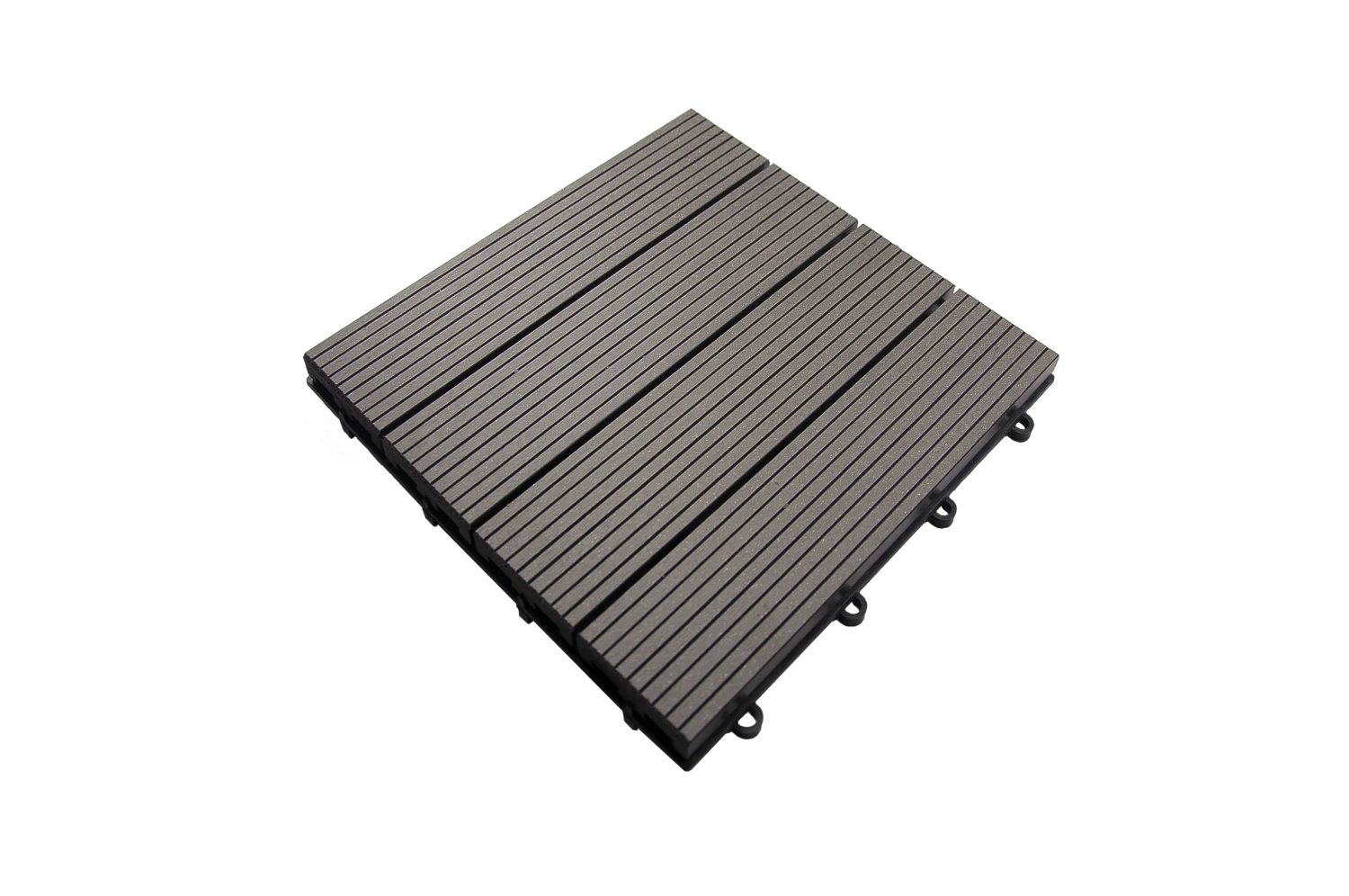 Lucca Carrelages Wpc 11pcs X 30x30cmx2mm Gris Foncé (1m²)